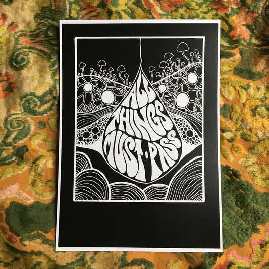 All Things Must Pass A4 print